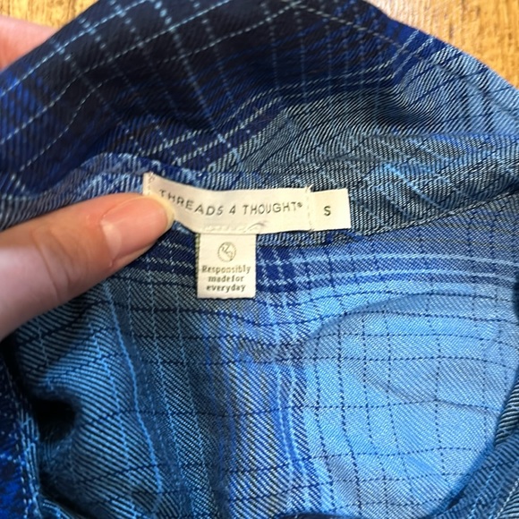 Threads 4 Thought Marlow Woven Button-Up Plaid Shirt - Picture 9 of 9